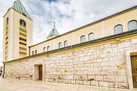 Catholics Church in Medjugorjeの写真素材