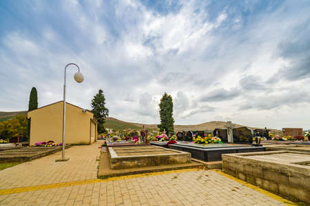Catholics cemetery in Medjugorjeの写真素材