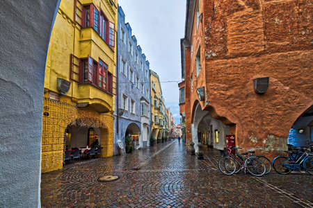 Shopping streets of Bressanone in Italy