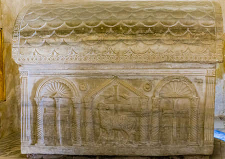 RAVENNA, ITALY - FEBRUARY 25, 2018: In 2017 more than three million tourists visited the art cities...