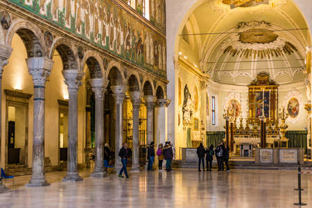 RAVENNA, ITALY - FEBRUARY 25, 2018: In 2017 more than 3 million tourists visited the art cities of...