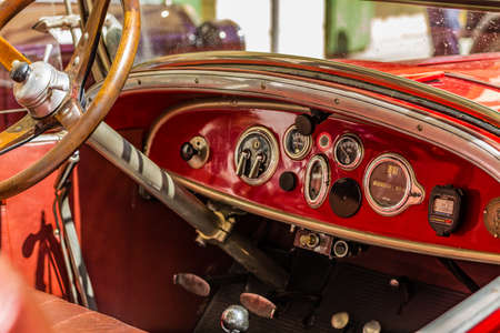 a  car shows in historic cars rally Autogirovagandoの写真素材