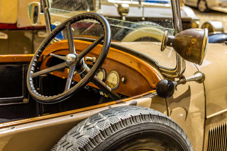 car shows in historic cars rally Autogirovagandoの写真素材