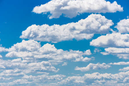 background of mackerel cloudy skyの写真素材