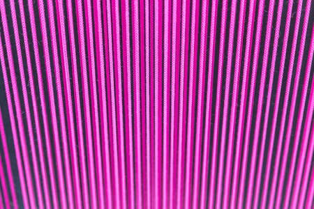 Background of colorful elastic strings vibratingのeditorial素材