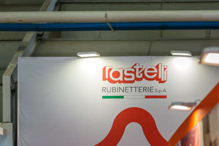 BOLOGNA, ITALY â NOVEMBER 10, 2018: light is enlightening sign at EIMA 2018,  International Agricultural and
Gardening Machinery Exhibitionのeditorial素材