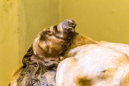 statue of Dead Jesus Christの写真素材