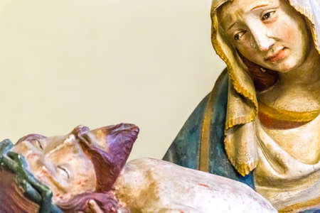 statue of the Blessed Virgin Mary and  Dead Jesus Christ