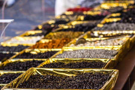 licorice candies for sale in street market