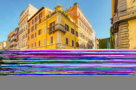 ROME, ITALY - OCTOBER 18, 2019: tourists are visiting The Trevi Fountain in Romeのeditorial素材