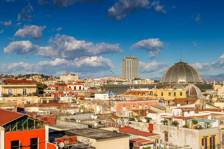 astonishing view of the roofs of Napoli, Italyの写真素材