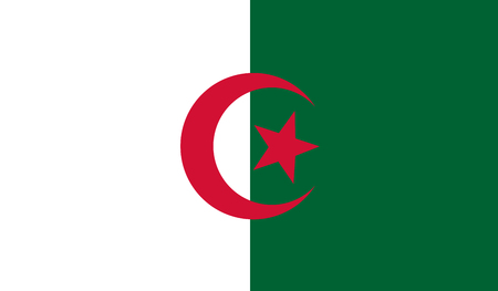 Algeria flagのイラスト素材