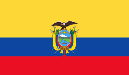 Ecuador Flagのイラスト素材