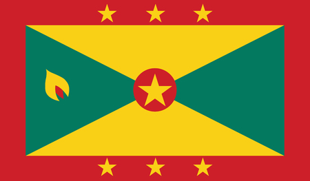 Grenada Flagのイラスト素材