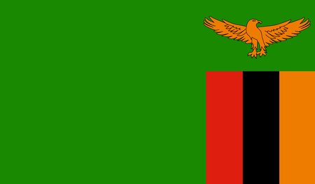 Zambia Flagのイラスト素材