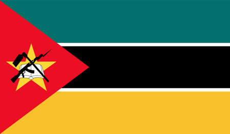 Mozambique flagのイラスト素材