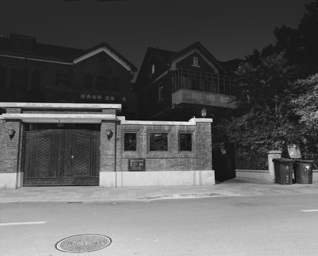 Night view of Tianjin wudadaoのeditorial素材