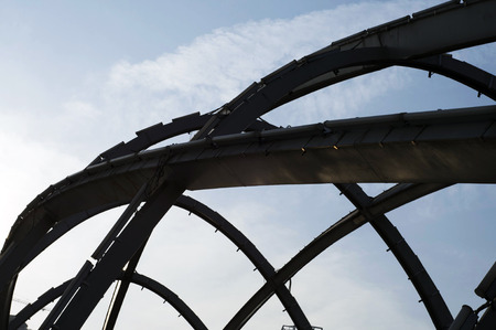 Jin Fu bridge in Tianjin