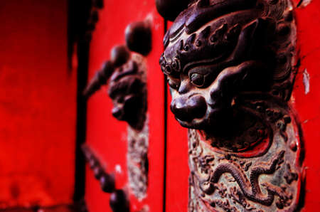 The Imperial Palace Fengxian Temple gateのeditorial素材