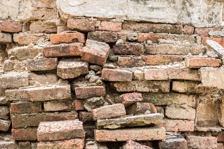 Old brick wall backgroundの写真素材