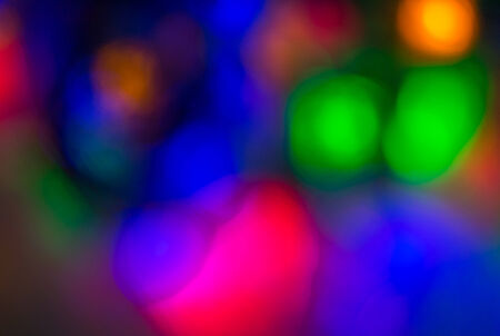 De focused christmas light background 