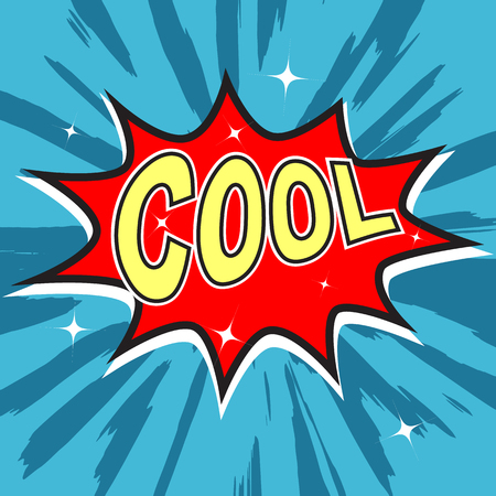 Cool speech bubble, vector formatのイラスト素材