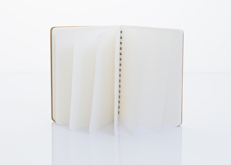 Notebook made from recycled paperの写真素材