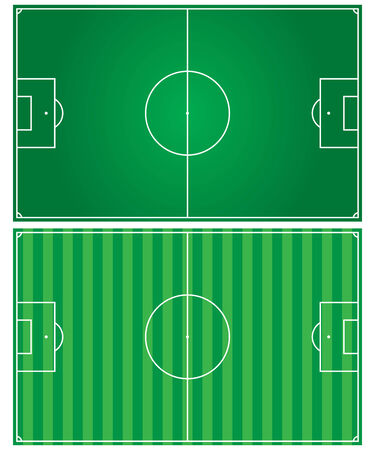 Soccer fieldのイラスト素材