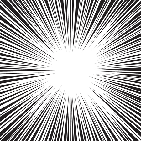 Comic speed radial backgroundの写真素材