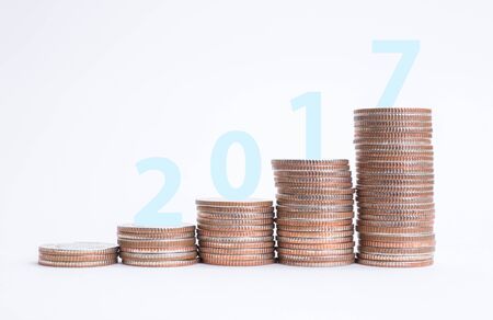 2017 on Coin stack