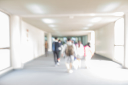 Abstract blurred image of business people traveling. use for brochure cover web design template backgroundの写真素材