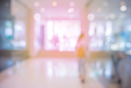 Abstract blurred image of department store use for abstract backgroundの写真素材