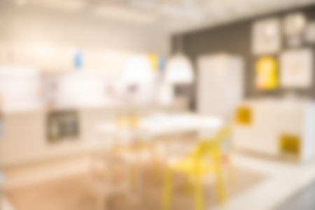 Abstract blur kitchen backgroundの写真素材