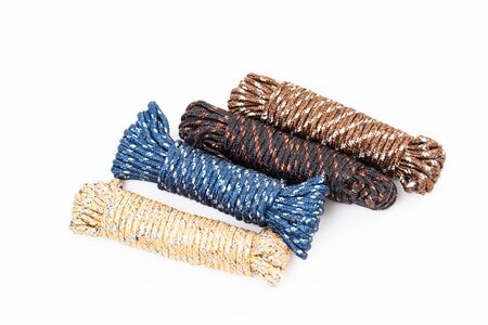 Multi function rope on white backgroundの写真素材