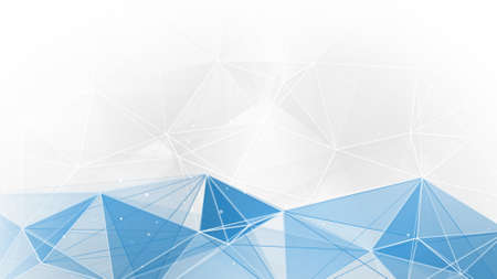 abstract blue white geometrical web background