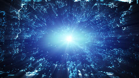 blue shine. computer generated abstract background