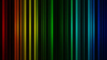 Glowing colorful vertical lines. Abstract 3D rendering backgroundの写真素材