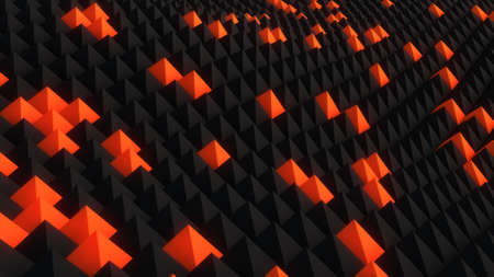 Nano surface. Abstract  3D render backgroundの写真素材