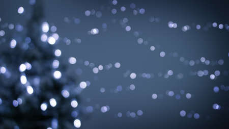 defocused christmas tree lights. Abstract backgroundの写真素材