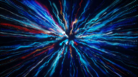 Light fiber stripes. Computer generated abstract background