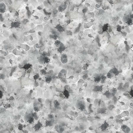 Ink splashes blots seamless pattern. Abstract grunge background
の写真素材
