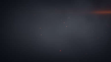 Flying sparkling particles. Computer generated abstract backgroundの写真素材