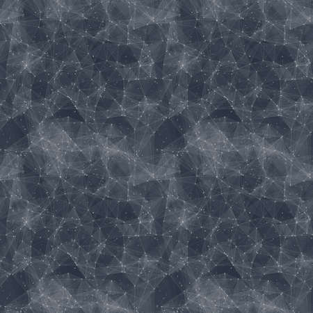 Futuristic shape. Computer generated abstract gray background. Seamless tileable pattern