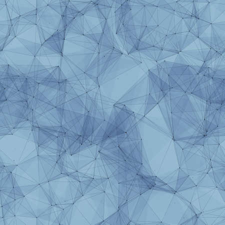 Seamless tileable blue futuristic network shape. Computer generated abstract background