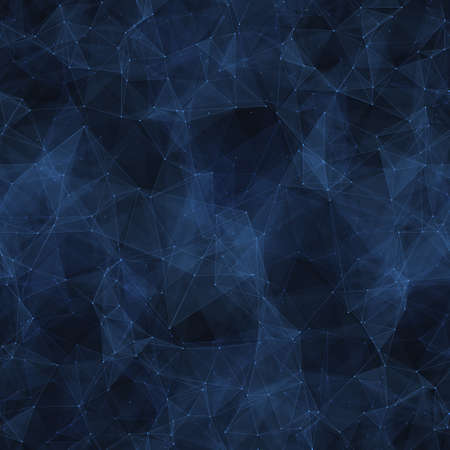 Futuristic blue shape. Computer generated abstract background. Seamless tileable pattern