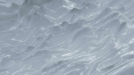 White waves oscillation. Waveform graph futuristic visualization. 3D render