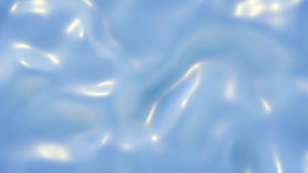 Smooth silk folds. 3D render illustrationの写真素材