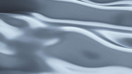 White wavy smooth. background 3D renderの写真素材