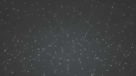 Futuristic plexus shape. Connectivity metaphor. 3D renderの写真素材