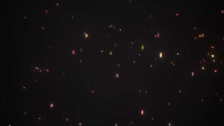 Glitter particles in air. 3D renderの写真素材